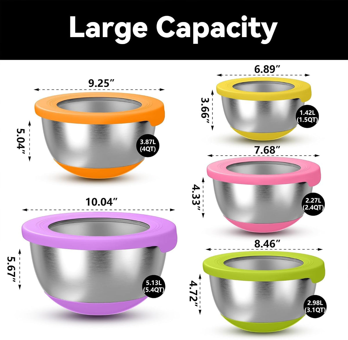 stainless-steel-mixing-bowls-with-lids-set-of-5-large-nesting-metal-bowls-for-kitchen-baking-cooking-food-prep-storage-non-slip-base-dishwasher-safe-multicolor