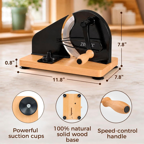 Manual Bread Slicer for Homemade Sourdough Bread, Adjustable Thickness2
