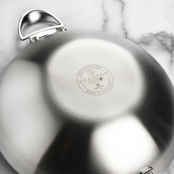 CX+ 12.5" Nonstick Wok - Stratanium plus Nonstick Stir Fry Pan | 5-Ply Stainless Steel - Made in Denmark6