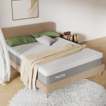 Bliss Queen Size Mattress, 12 Inch Gel Memory Foam Mattress Queen | Cool Night Sleep & Pressure Relief, Support Foam for Spine Alignment & Motion Isolation, Medium Plush Feel2