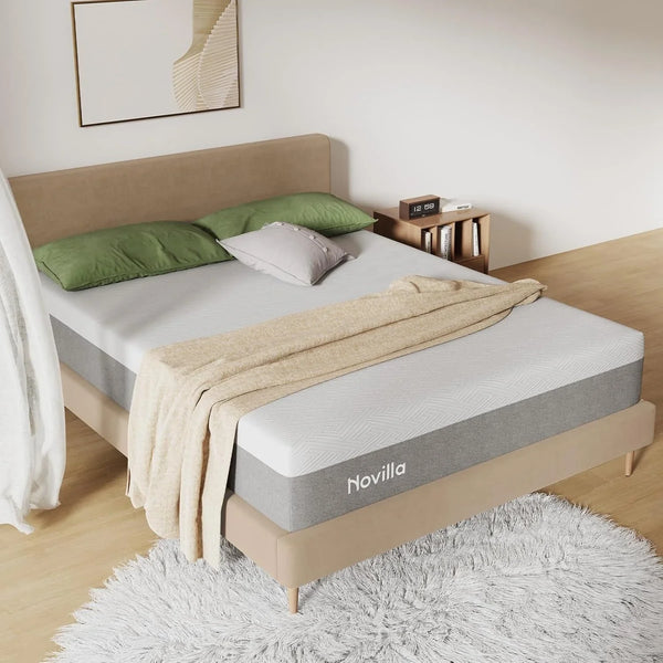 Bliss Queen Size Mattress, 12 Inch Gel Memory Foam Mattress Queen | Cool Night Sleep & Pressure Relief, Support Foam for Spine Alignment & Motion Isolation, Medium Plush Feel2