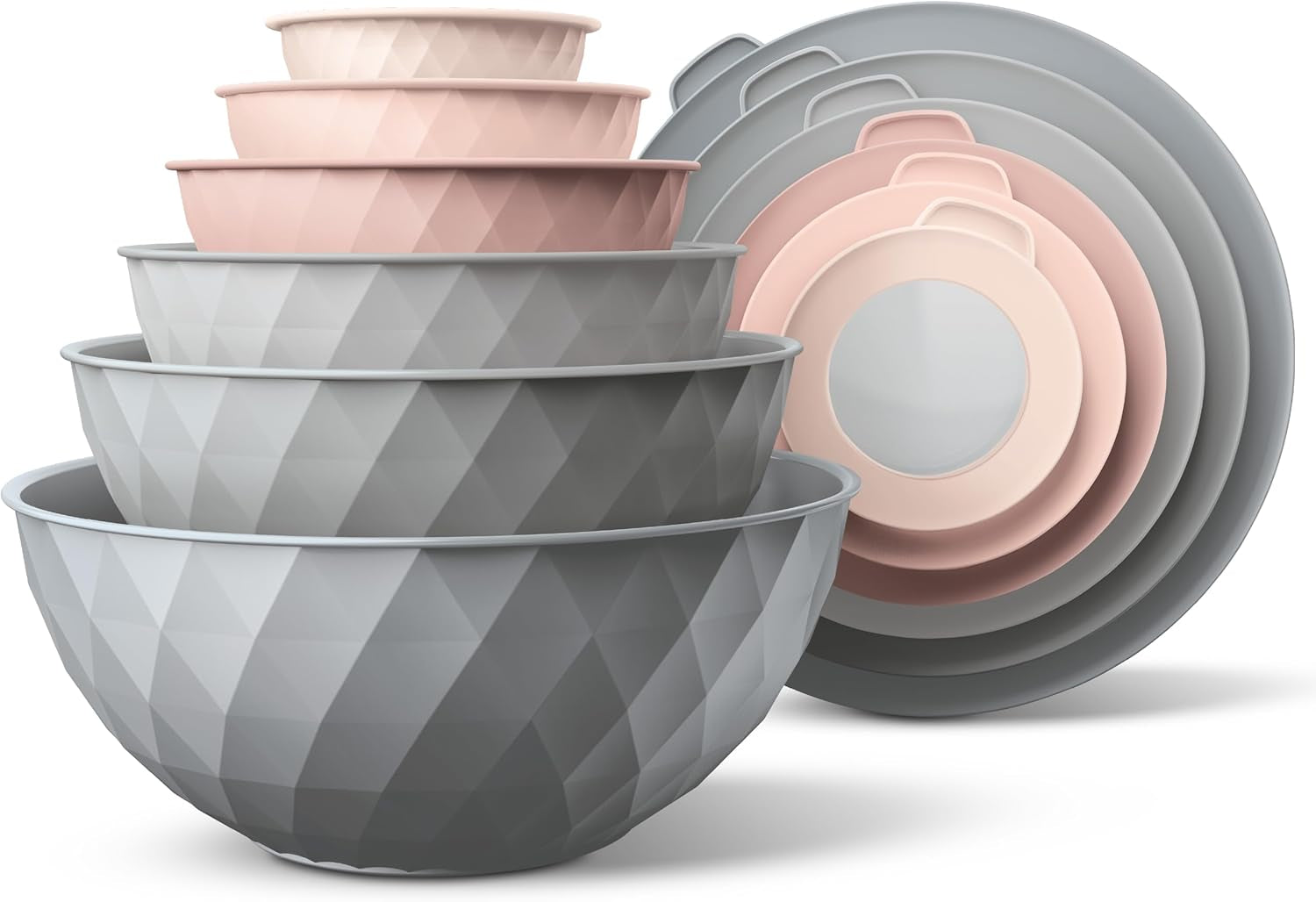 mixing-bowls-with-lids-12-piece-plastic-nesting-bowls-set-includes-6-prep-bowls-and-6-lids-microwave-safe-mixing-bowl-set-grey-pink-diamond