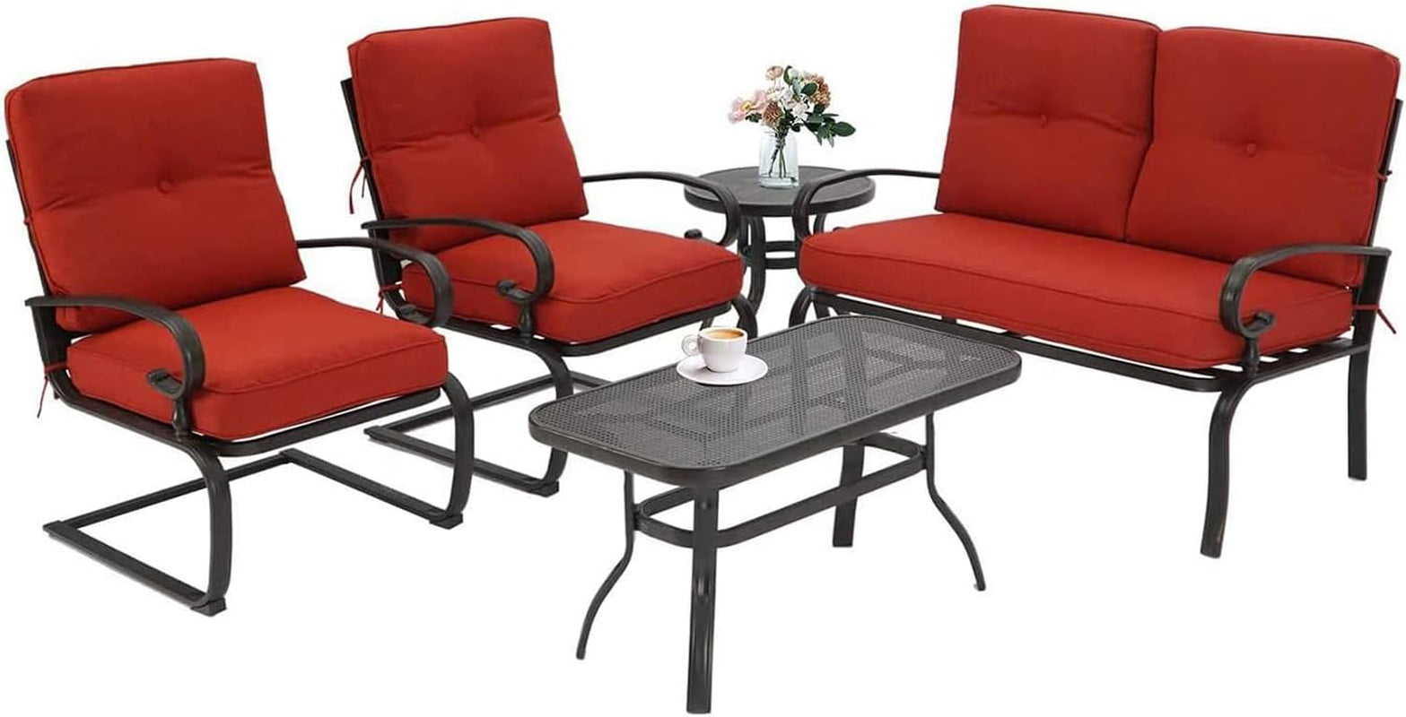 5-piece-wrought-iron-patio-furniture-set-metal-outdoor-conversation-sets-loveseat-coffee-table-and-bistro-table-2-spring-chair-with-cushion-red