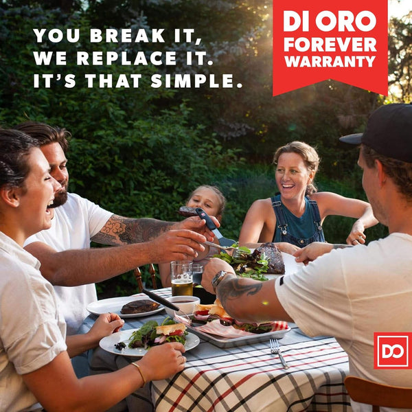 DI ORO Large Silicone Spatula - 600F Heat Resistant, Black6