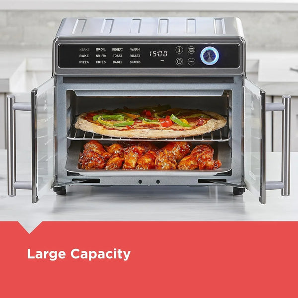 BLACK+DECKER 12-In-1 Crisp 'N Bake Air Fryer Toaster Oven | 12-In-1 Air Fryer Toaster Oven Fits a 12-Inch Pizza with Convection Cooking for Crispy, Fast Family Meals.7
