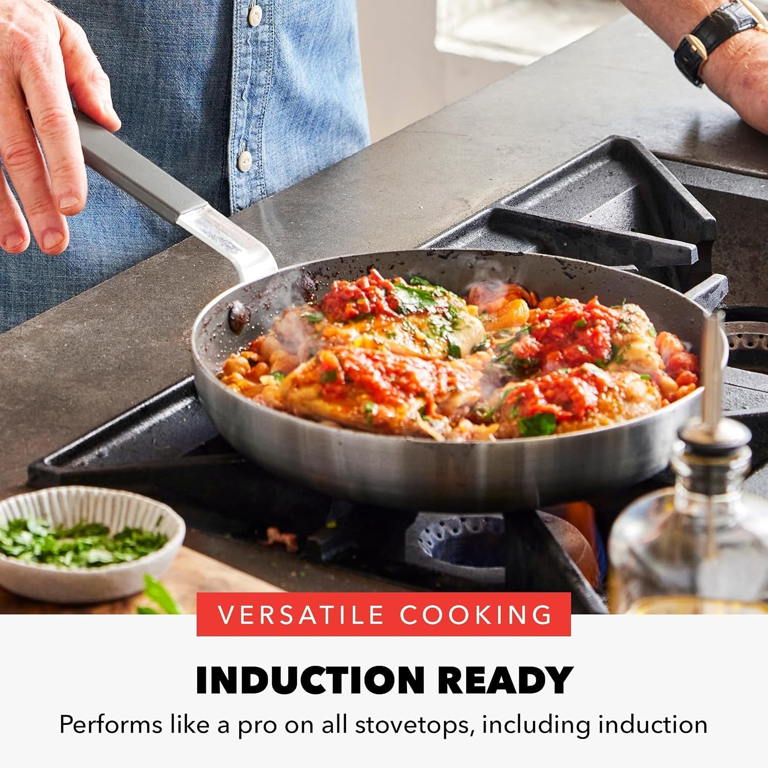 x-bobby-flay-stainless-steel-12-frying-pan-skillet-glass-lid-professional-grade-tri-ply-multiclad-pfas-free-ceramic-nonstick-induction-suitable-dishwasher-oven-safe-stay-cool-handle