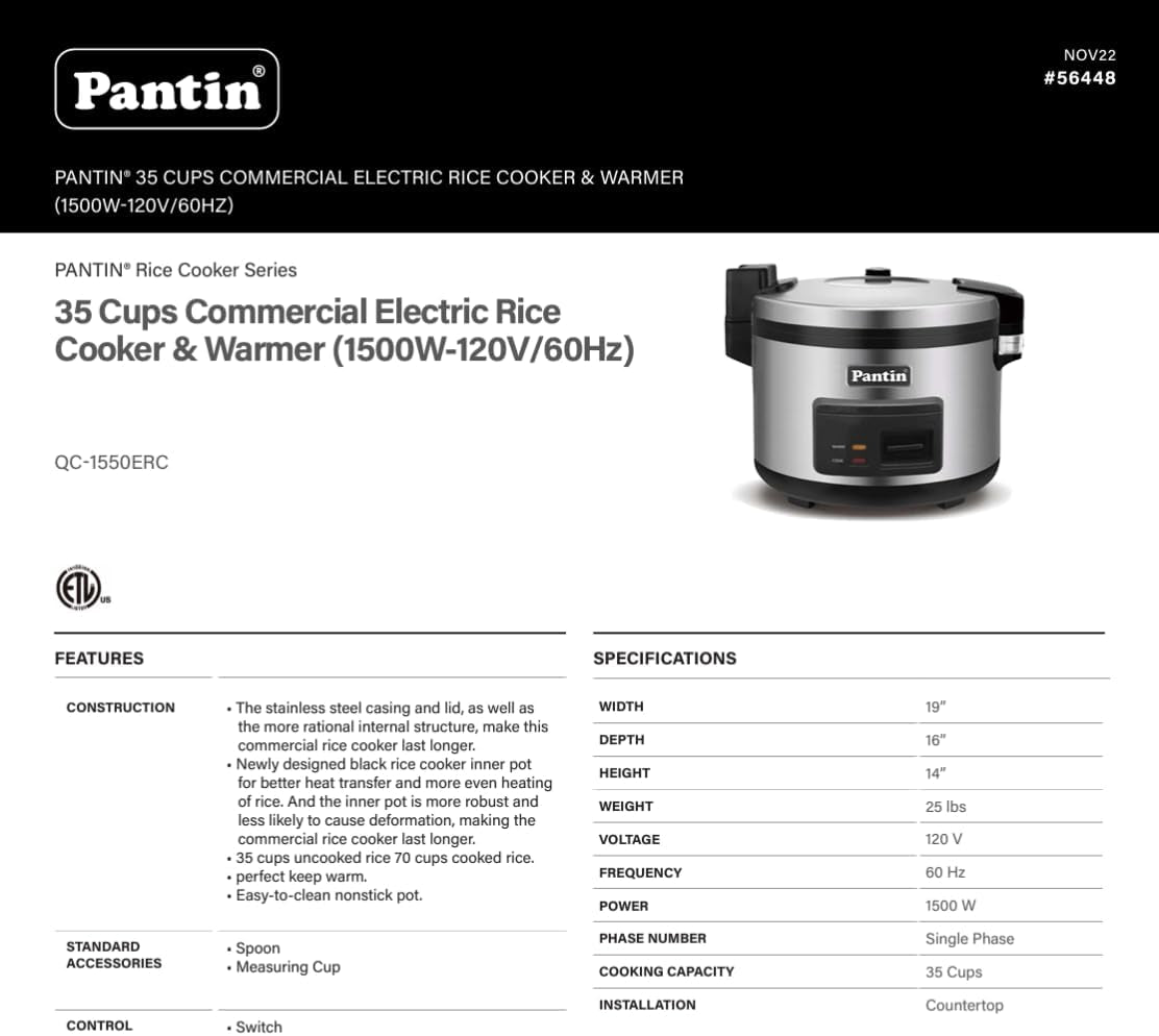 commercial-rice-cooker-warmer-35-cups-uncooked-70-cups-cooked-extra-large-capacity-rice-cooker-with-nonstick-inner-pot-switch-press-120v-1500w-etl-listed