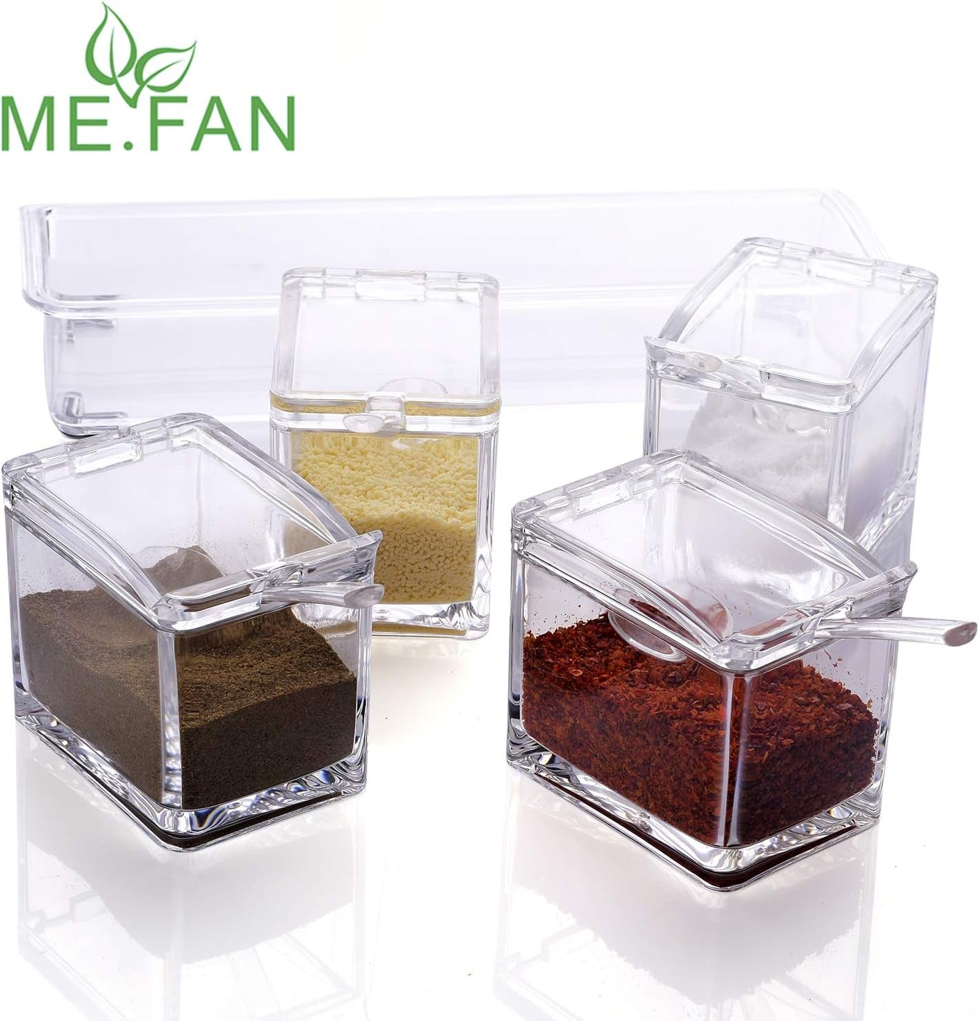 clear-seasoning-rack-spice-pots-4-piece-acrylic-seasoning-box-storage-container-condiment-jars-cruet-with-cover-and-spoon