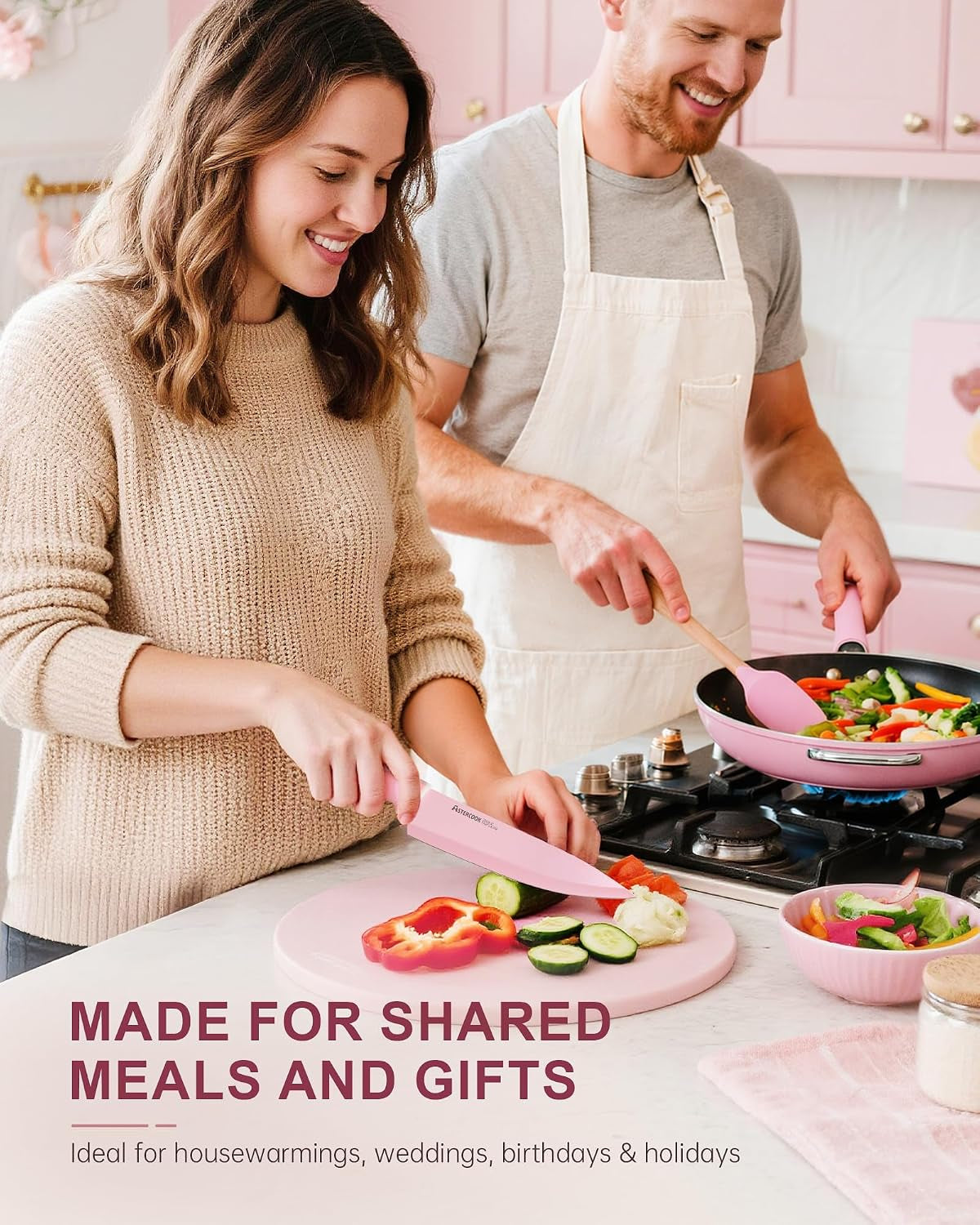 knife-set-with-clear-block-and-sharpener-22pcs-pink-dishwasher-safe-space-saving-clear-knife-block-for-everyday-home-cooking