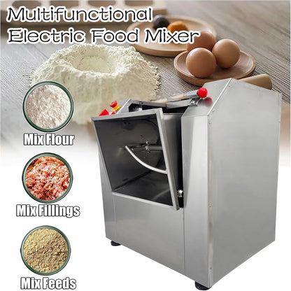 110V Commercial Dough Mixer Machine 50 KG Kneading Capacity Electric Food Mixer Flour Mixer 3000W/4HP for Dough Mixing Kneading7