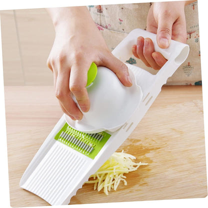 Multifunctional Vegetable Slicer with 5 Blades ABS Stainless Steel Kitchen8