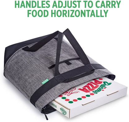 Jumbo Insulated Cooler Bag, Heavy Duty Soft Insulated Grocery Bag, Charcoal5