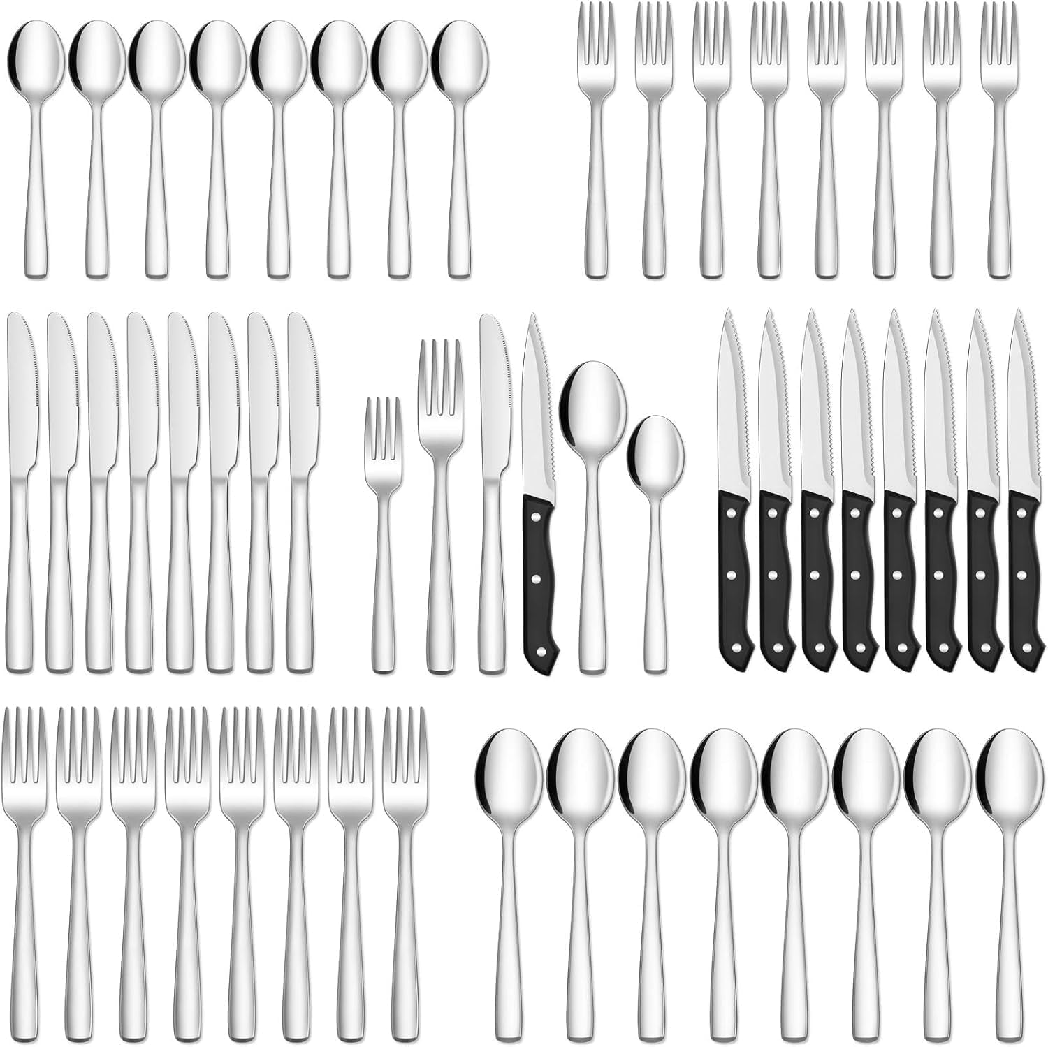 48-piece-silverware-set-with-steak-knives-for-8-18-8-stainless-steel-flatware-cutlery-set-for-home-kitchen-restaurant-hotel-kitchen-utensils-set-mirror-polished-dishwasher-safe