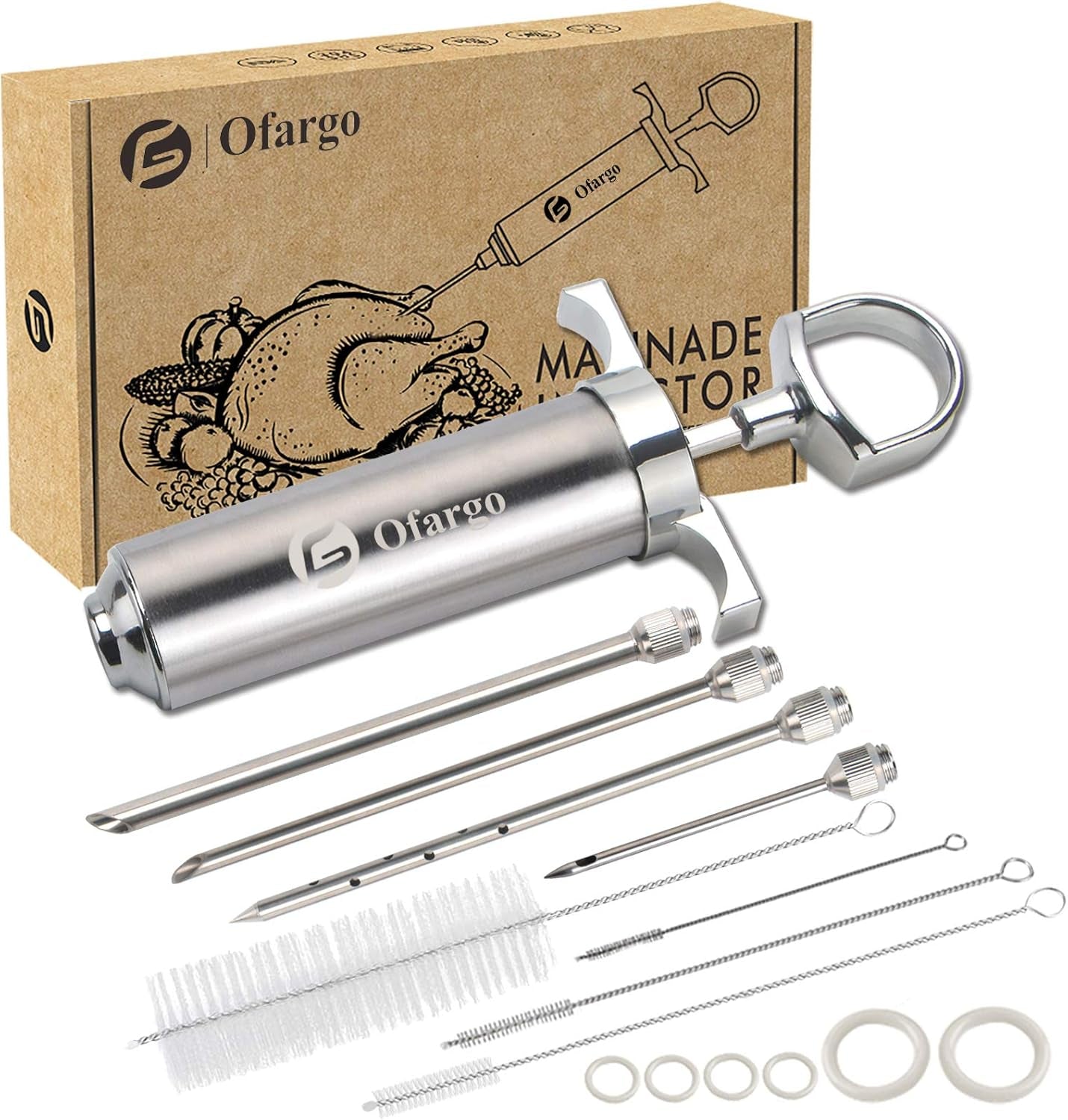 stainless-steel-meat-injector-syringe-kit-with-4-marinade-needles-for-bbq-grill-smoker-father-day-gifts-for-dad-husband-men-him-2-oz-large-capacity-both-paper-user-manual-and-e-book-recipe