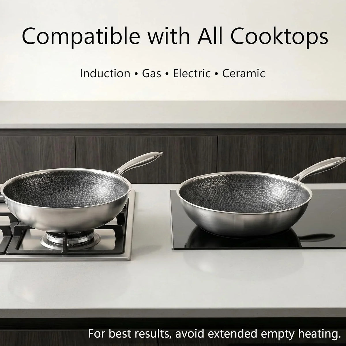 12-2-tri-ply-stainless-steel-wok-with-glass-lid-pro-grade-honeycomb-hybrid-stir-fry-pan-for-searing-tossing-uncoated-flat-bottom-chef-wok-induction-compatible-31cm