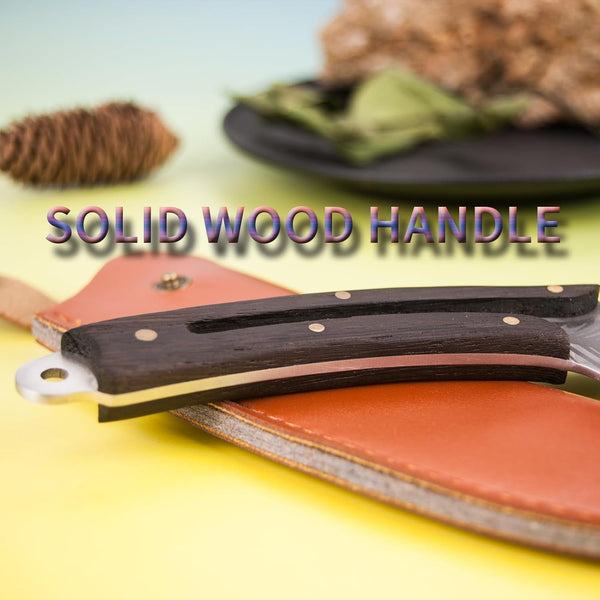 Handcrafted Japanese Viking Knife - Premium High Carbon Steel Butcher Blade for Effortless Meat Cutting - Versatile Chef Knife with Protective Sheath -Camping Gift for Men7