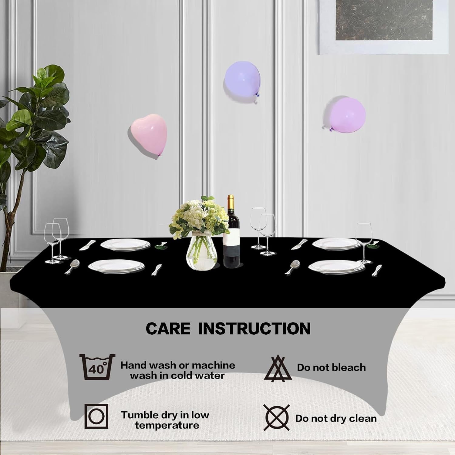 2-pack-6ft-black-table-cloth-for-rectangular-spandex-table-cover-fitted-events-stretch-covers-washable-spandex-tablecloth-protector-for-party-wedding-cocktail-banquet-festival