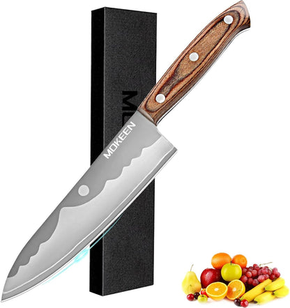 Damasucs Kitchen Knife Colored Wood Resin Handle Series (6.7 Chef Knife)1