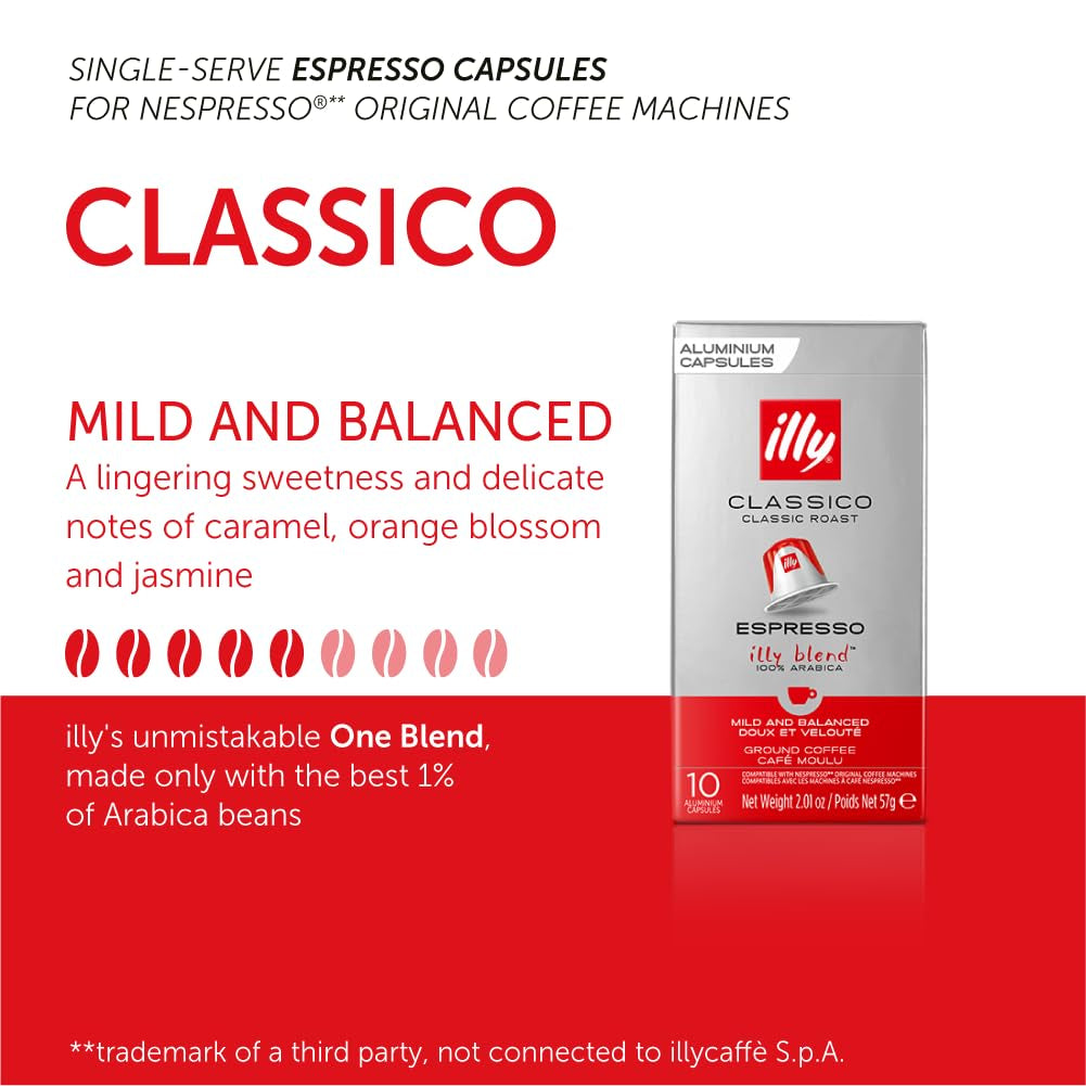 illy-espresso-compatible-capsules-single-serve-coffee-capsules-pods-classico-roast-notes-of-caramel-orange-blossom-jasmine-coffee-pods-for-nespresso-coffee-machines-10-count