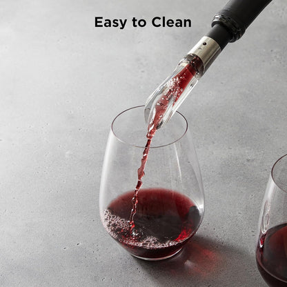 Wine Aerator Pourer Spout - Instant In-Bottle Aerating for Richer, Smoother Wine - Dripless Pour Spout for Red and White Wine6
