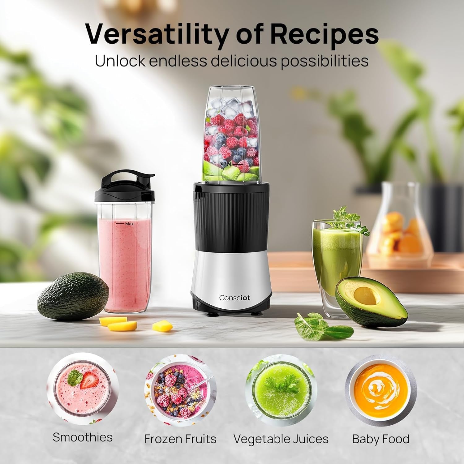 11-piece-blender-for-kitchen-and-personal-size-900-peak-watts-blend-shakes-smoothies-frozen-drinks-baby-food-spreads-more-3-portable-bpa-free-to-go-cups-2-spout-lids-1-flat-lid