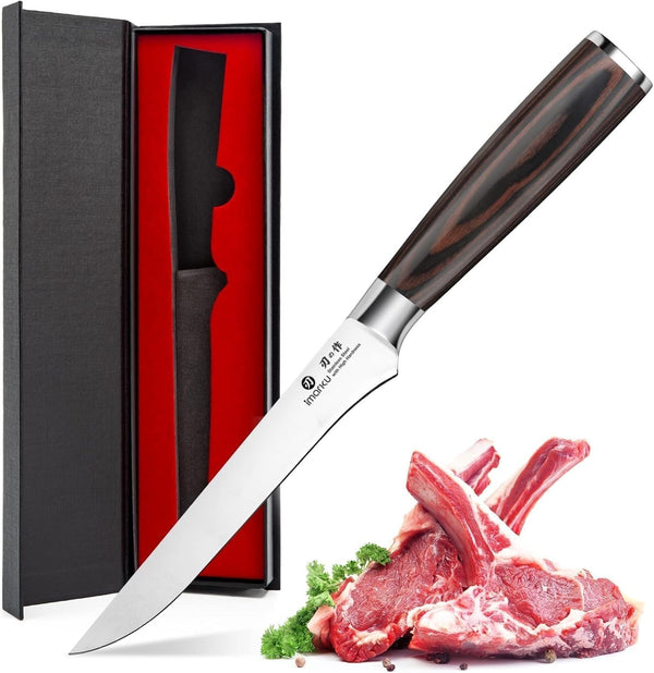 Fillet Knife 6 Inch, German High Carbon Stainless Steel Boning Knife1