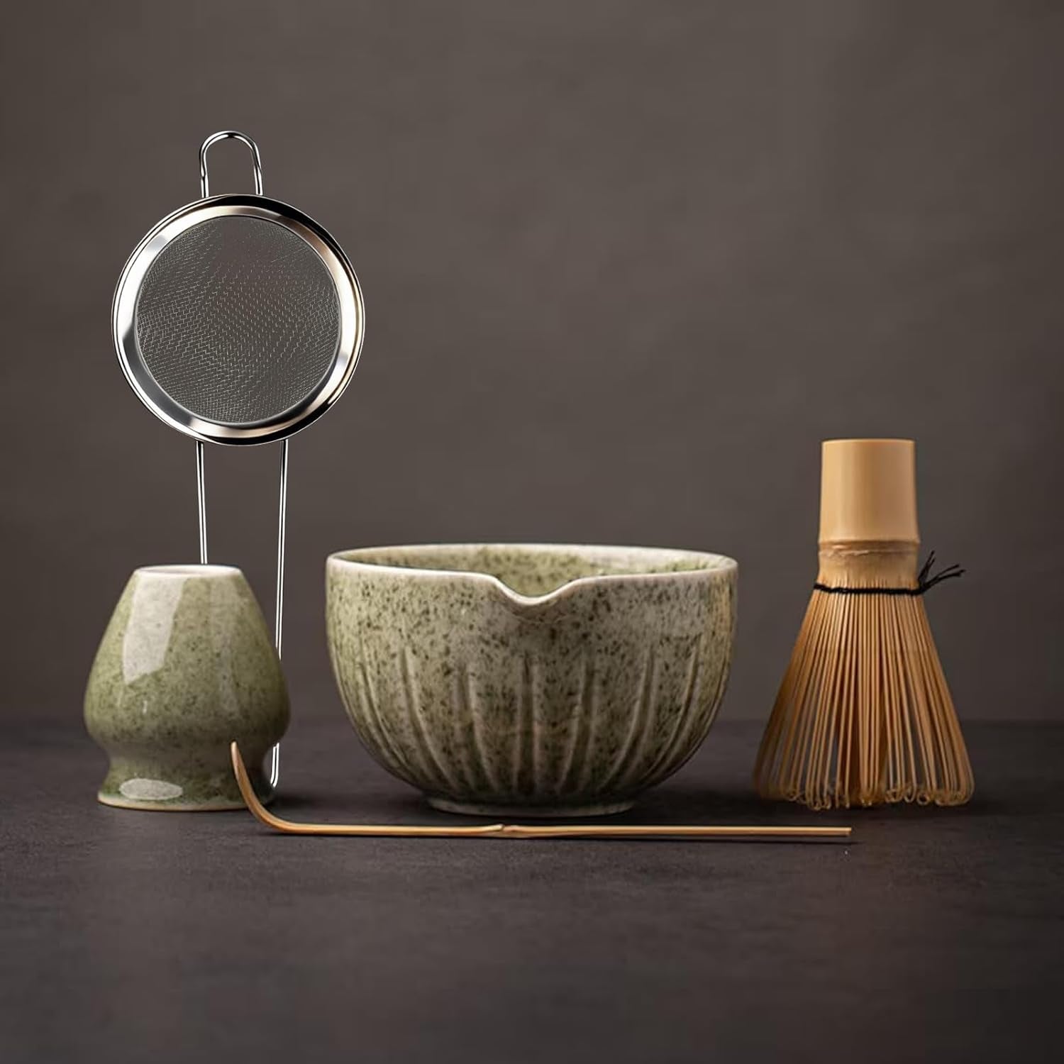 matcha-set-match-bowl-and-whisk-15-oz-matcha-whisk-set-matcha-scoop-matcha-whisk-stand-chasen-holder-5pc-perfect-matcha-kit-for-matcha-tea-ceremony-mottled-green