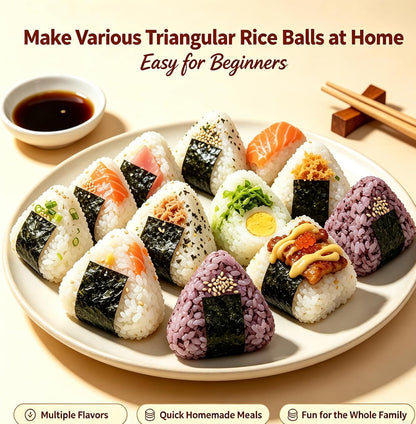 2PCS Clear Onigiri Rice Ball Mold Makers,Triangle Rice Ball Mold Maker,Sushi Press Mold for Kid Lunch Bento, Non-Stick, Bpa-Free7