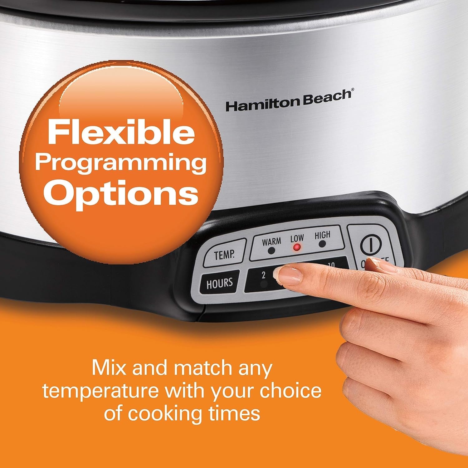 7-quart-programmable-slow-cooker-with-flexible-easy-programming-dishwasher-safe-crock-lid-silver-33473-travel-case-carrier-insulated-bag-33002-black