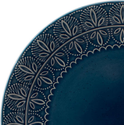 Havana Dinnerware Set (16 Piece), Blue3
