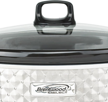 Select 7 Quart Slow Cooker in Silver3
