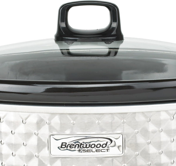 Select 7 Quart Slow Cooker in Silver3