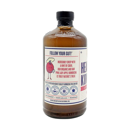 Health Ade, Kombucha Apple Pink Lady 16Fz Organic, 16 Fl Oz5