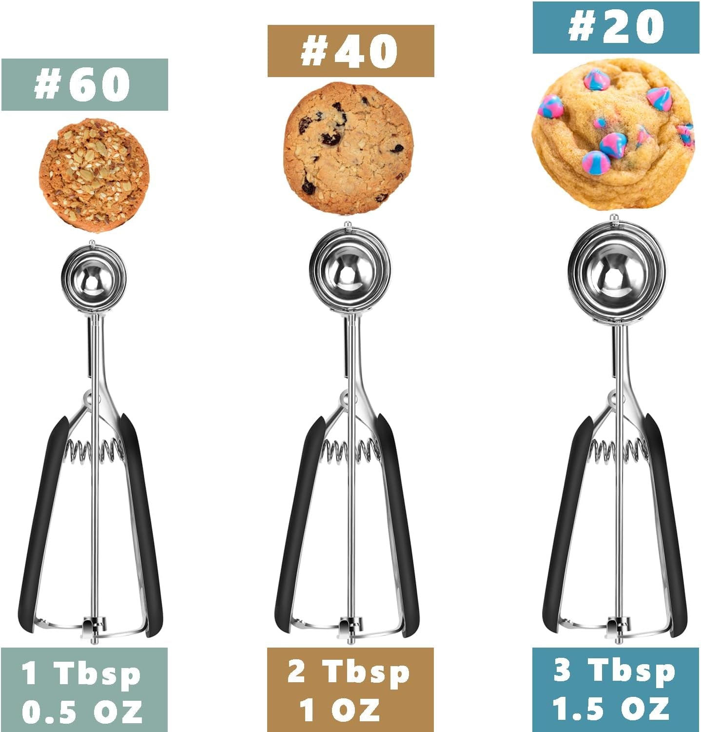 cookie-scoop-set-include-1-tbsp-2-tbsp-3-tbsp-cookie-dough-scoop-cookie-scoops-for-baking-set-of-3-18-8-stainless-steel-good-grip-non-slip-for-cookies-cupcake-muffin-ice-cream-waffle