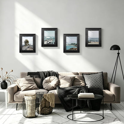 8X10 Picture Frame, Table Top or Wall Mount, Black, 1 Pack8