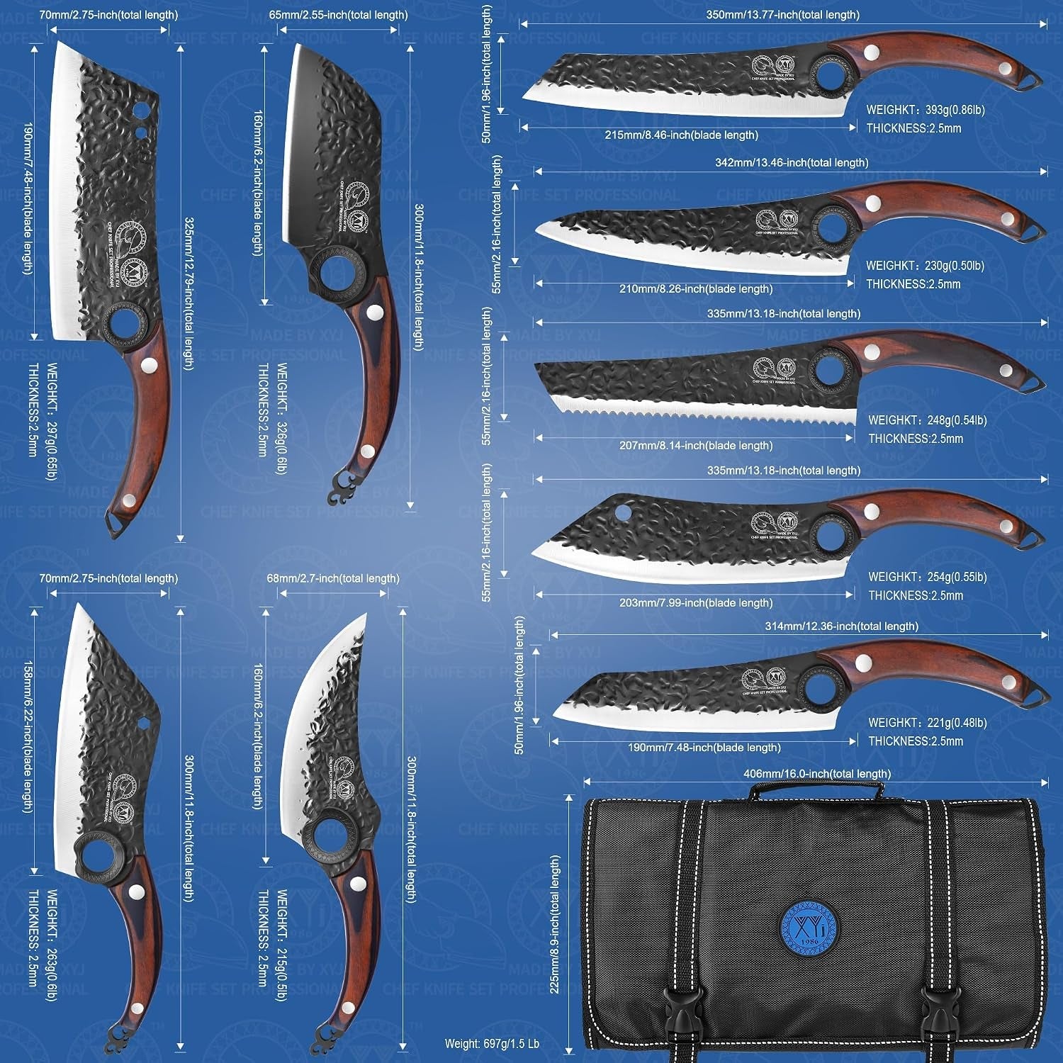 professional-kitchen-knife-set-with-high-carbon-steel-forged-blades-chefs-knife-cleaver-carving-knife-nakiri-full-tang-design-includes-carrying-bag-poultry-scissors