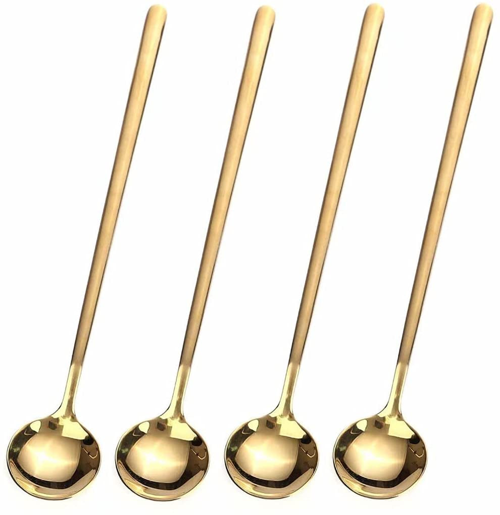 4-pcs-6-7-inches-coffee-spoons-stirring-spoons-tea-spoons-long-handle-teaspoons-gold-spoons-ice-tea-spoons-long-spoons-for-stirring-espresso-spoons-stainless-steel