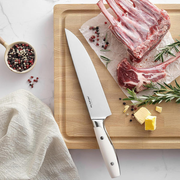 3-Piece Chef Knife Set, Professional Ultra Sharp Kitchen Knives for Cooking High Carbon Stainless Steel, with Ergonomic Handle Design (Three)3