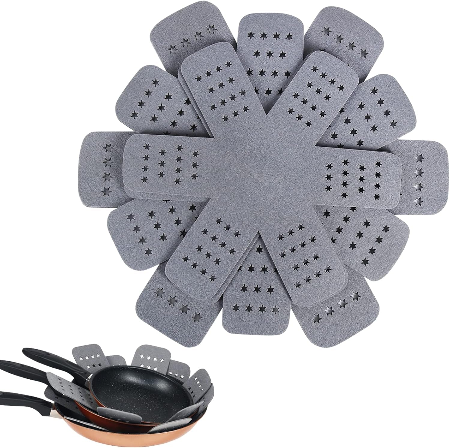 pan-and-pot-protectors-larger-thicker-pan-protectors-with-stars-set-of-6-and-3-different-sizes-pot-protectors-for-stacking-and-protecting-your-cookware-6-piece-cookware-dividers-with-stars-protect-pans-pots-bowls-and-dishes-from-scratches-and-chipping-when-stacked-or-stored