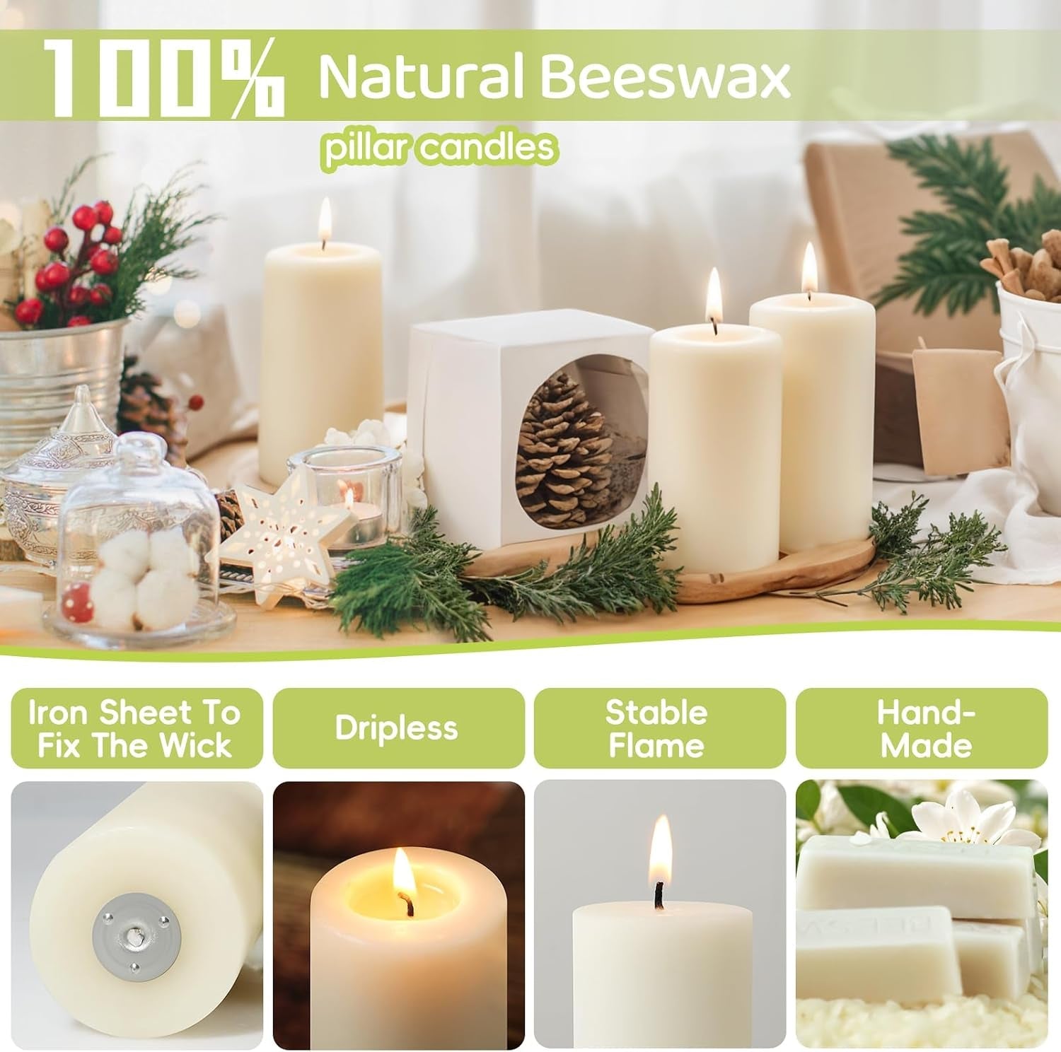 100-beeswax-candles-unscented-white-bee-wax-candle-2x4-inch-6-pack-258-h