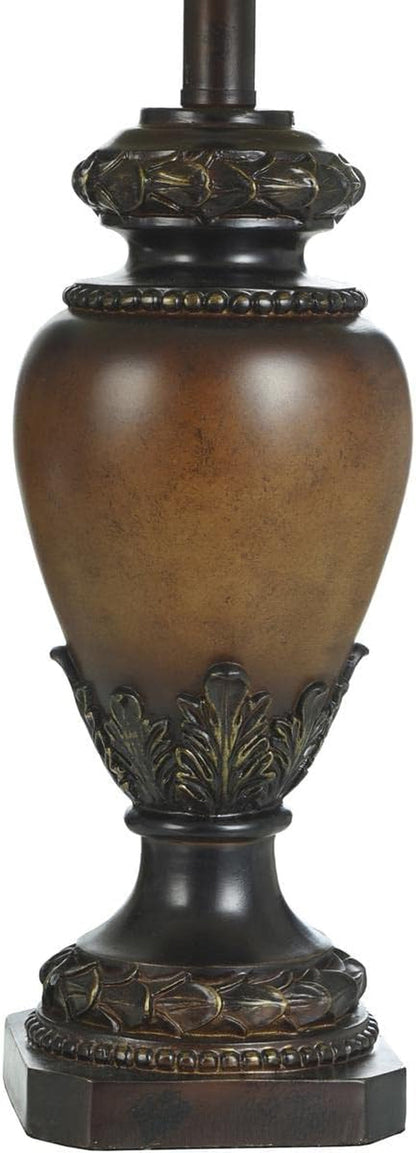 L3-1123DS 28.5 Inch One Light Table Lamp, Brown Finish with Taupe Fabric Shade3