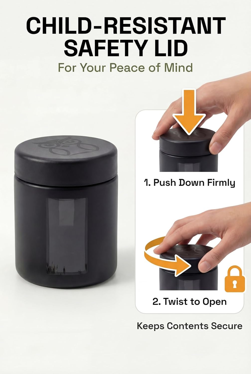 smell-proof-containers-120ml-jars-with-airtight-lids-for-herbs-spices-coffee-and-tea-air-tight-glass-storage-jars-with-uv-protection-glass-set-of-2-matte-black