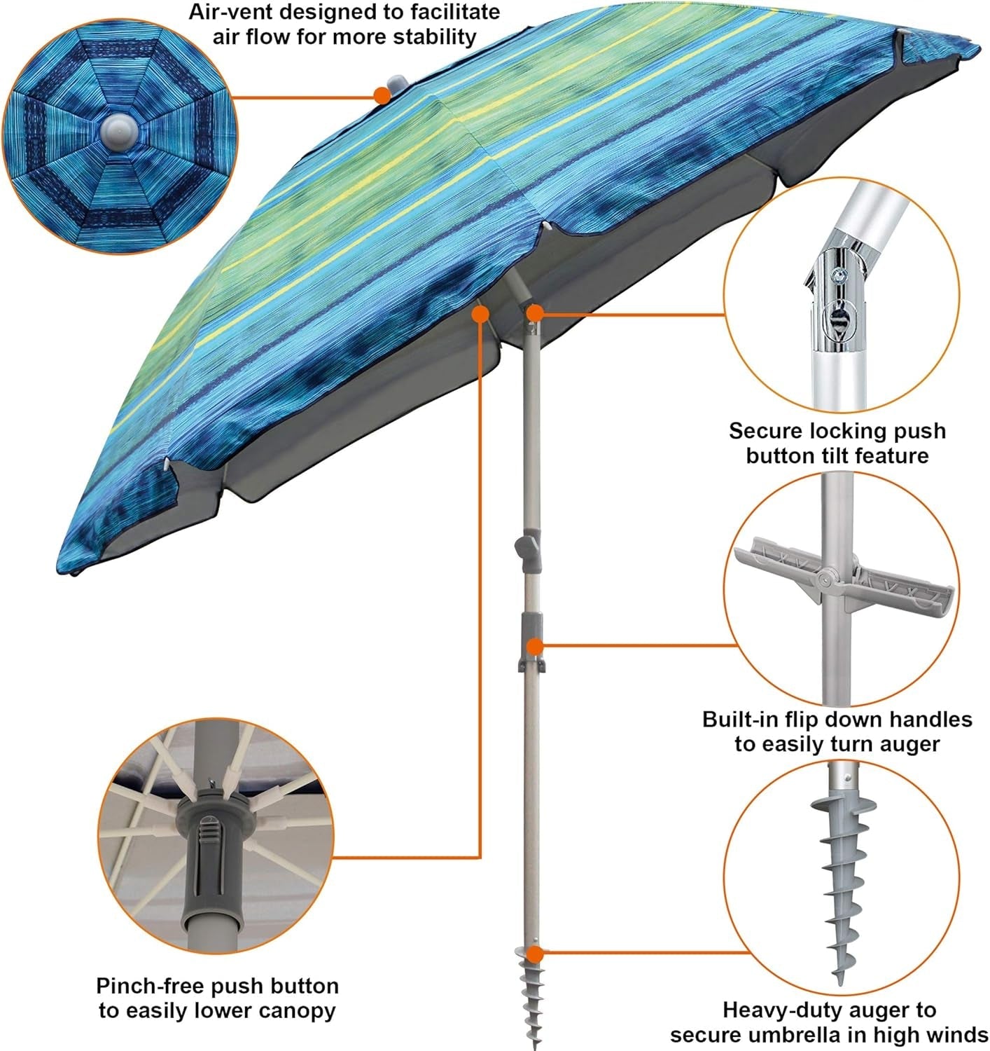 7-2-beach-umbrella-with-sand-anchor-outdoor-portable-beach-umbrella-for-sand-with-tilt-pole-carry-bag-air-vent