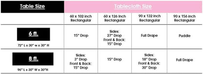 Lush Panne Velvet Tablecloth - 60 X 102 Inch Rectangular Table Cover | Great for Buffet Table, Parties, Holiday Dinner, Wedding & Baby Shower (Plum, 60 X 102 Inch)5