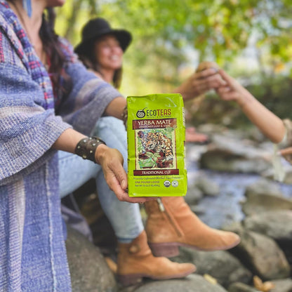 Organic Yerba Mate Loose Tea Traditional Cut 1 Lb Bag Pack of 1 | Unsmoked Traditional Cut 1 Lb, USDA Organic Kosher Non-Gmo Gluten Free, Smooth Clean Natural Caffeine, Low Acid9