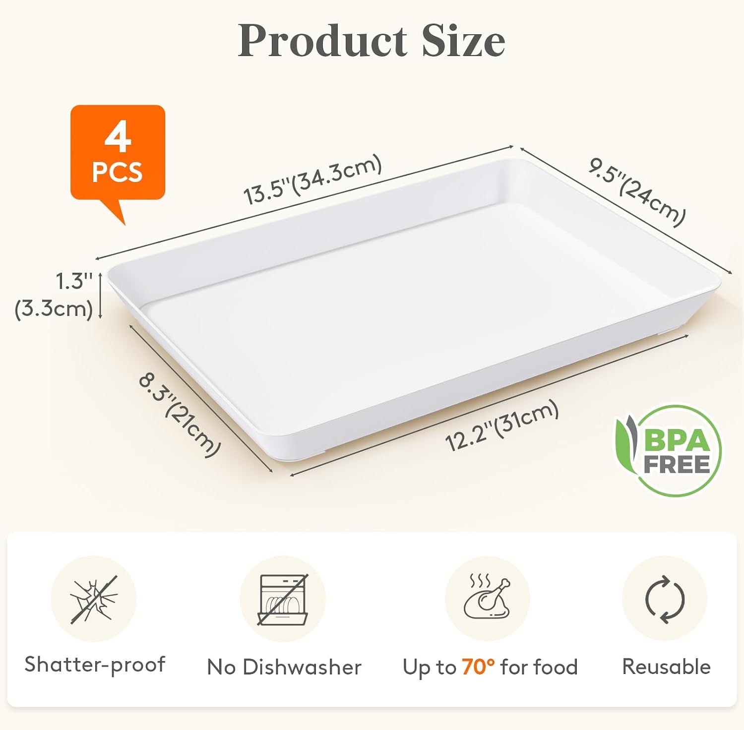 4-pcs-serving-tray-for-party-reusable-plastic-food-serving-platter-bpa-free-white-trays-for-desserts-snacks-fruit-appetizers-charcuterie-catering-dish-for-buffet-display-party-supplies