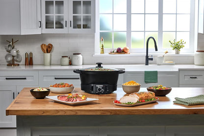 BLACK+DECKER 7QT Multicooker, 5-In-1 | 5-In-1 Multicooker with Ceramic Nonstick Pot, Neat 'N Clean Design and 7QT Capacity.3