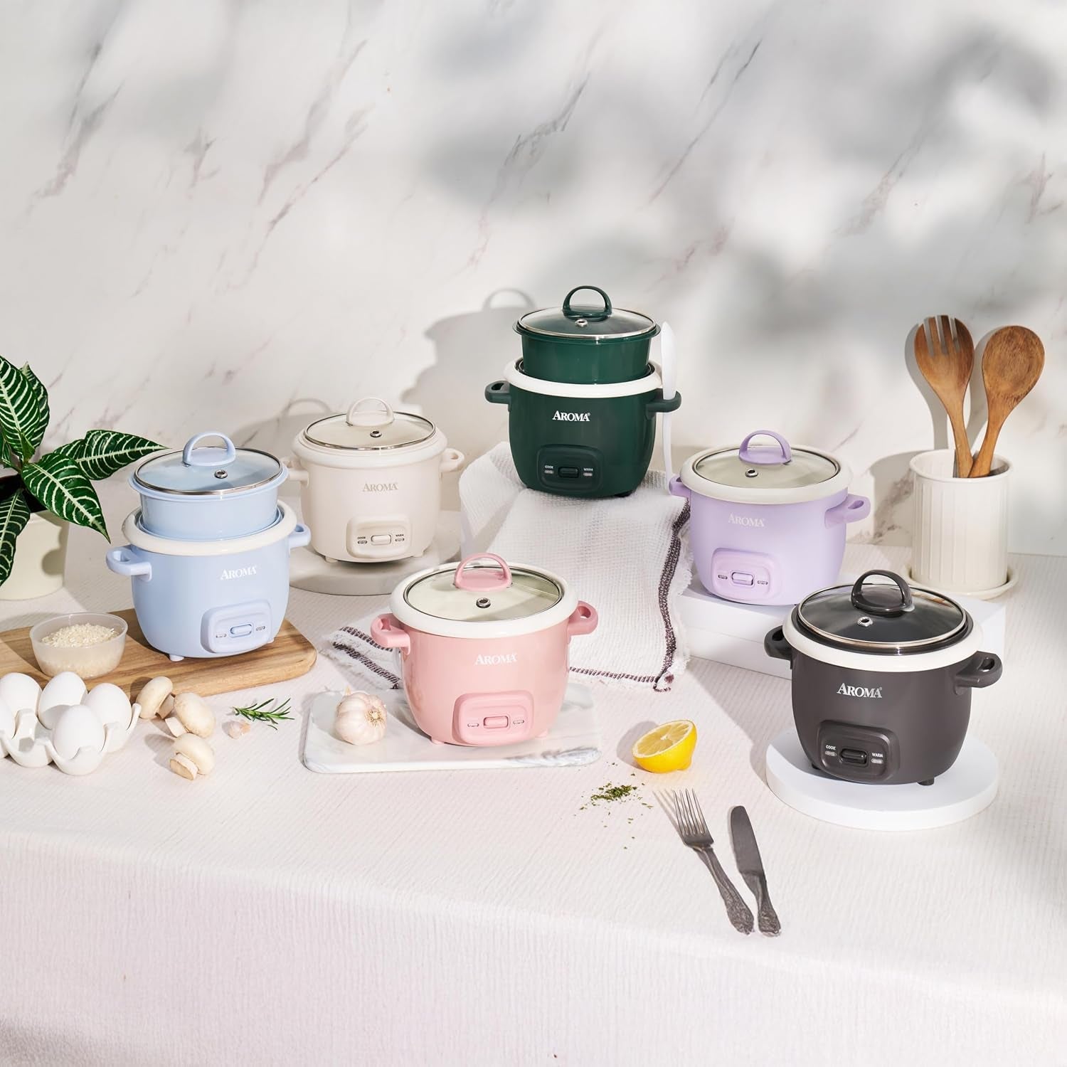 corecoat™-mini-rice-cooker-3-cups-cooked-with-nonstick-ceramic-pot-coating-glass-lid-and-pop-up-steamer-tray-0-8-quart