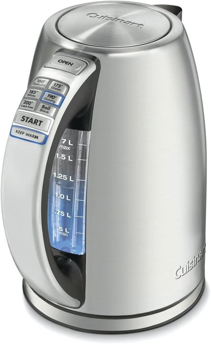 Electric Kettle, 1500W Fast Heating, 6 Temp Presets, 1.7L | Bring Water to a Boil with  Perfectemp Cordless Electric Tea Kettle, Includes Auto Shutoff & 360° Base, CPK-17P11