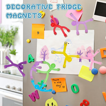 30Pcs Magnet Men, Magnetic Travel Toys, Cute Fidget Toys for Kids | Fun Magnet Airplane Car Road Trip Toddlers Activities Essential, Magnetic People Building Figures Decorative Gifts Stuffers4